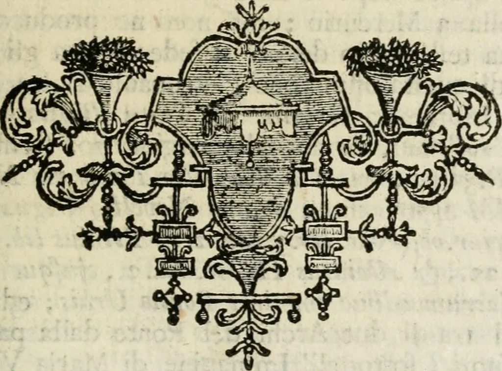 An illustration from Descrizione di Milano : ornata con molti disegni in rame delle fabbriche più cospicue, che si trovano in questa metropoli, 1737, leaf 226
