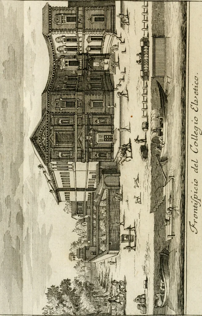 An illustration from Descrizione di Milano : ornata con molti disegni in rame delle fabbriche più cospicue, che si trovano in questa metropoli, 1737, leaf 373