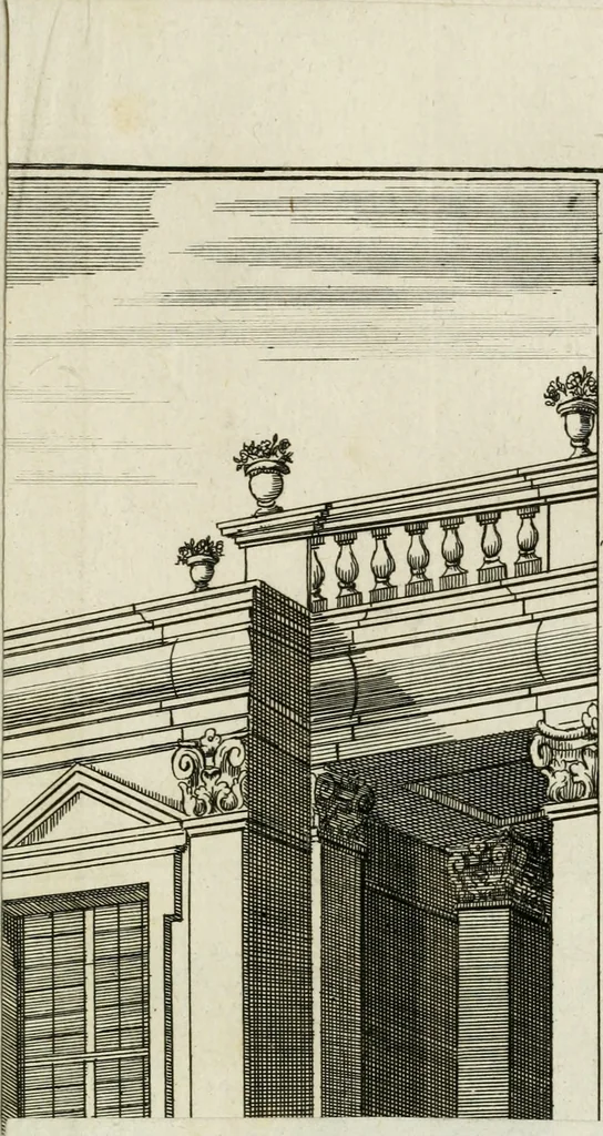 An illustration from Descrizione di Milano : ornata con molti disegni in rame delle fabbriche più cospicue, che si trovano in questa metropoli, 1737, leaf 438