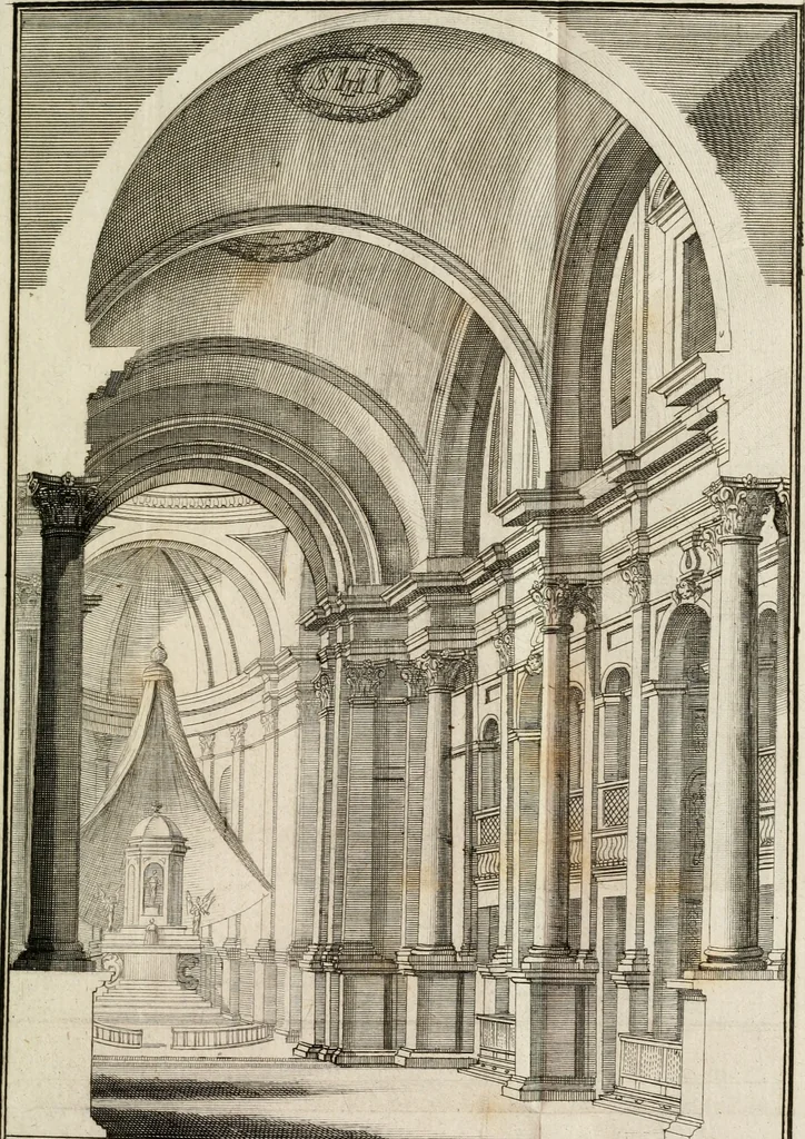 An illustration from Descrizione di Milano : ornata con molti disegni in rame delle fabbriche più cospicue, che si trovano in questa metropoli, 1737, leaf 480