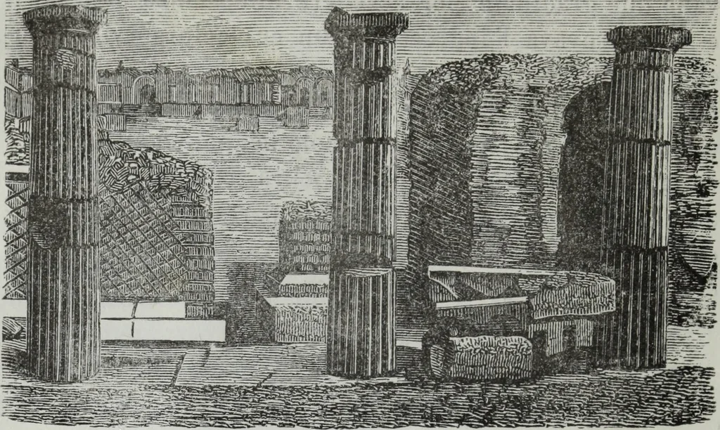 An illustration from Descrizione di Pompeii, 1875, leaf 163