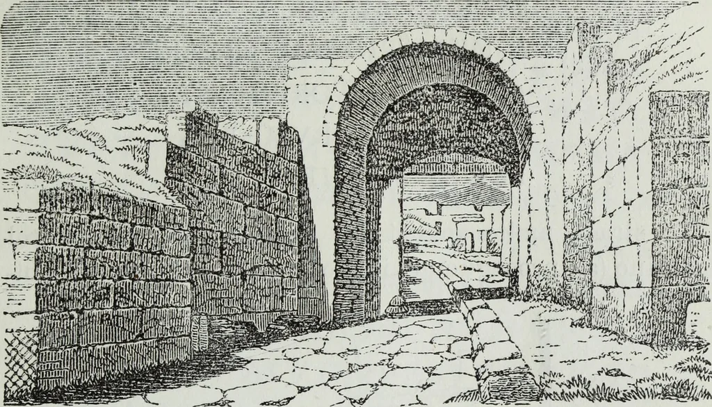 An illustration from Descrizione di Pompeii, 1875, leaf 34