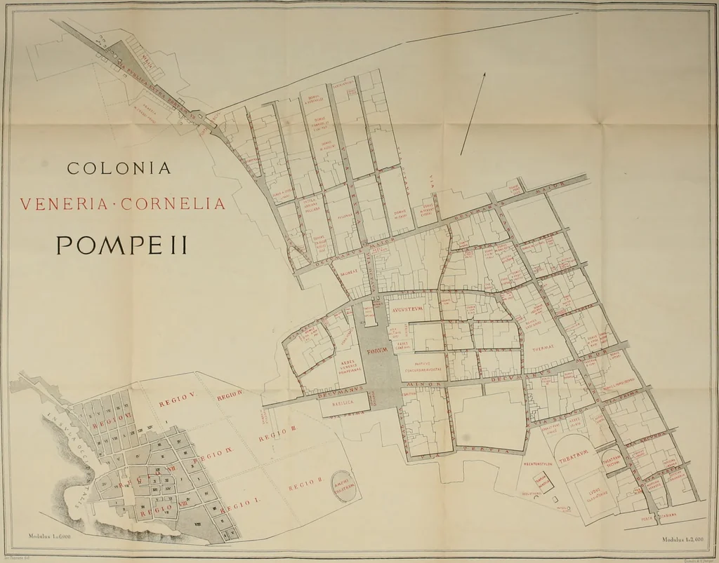 An illustration from Descrizione di Pompeii, 1875, leaf 466