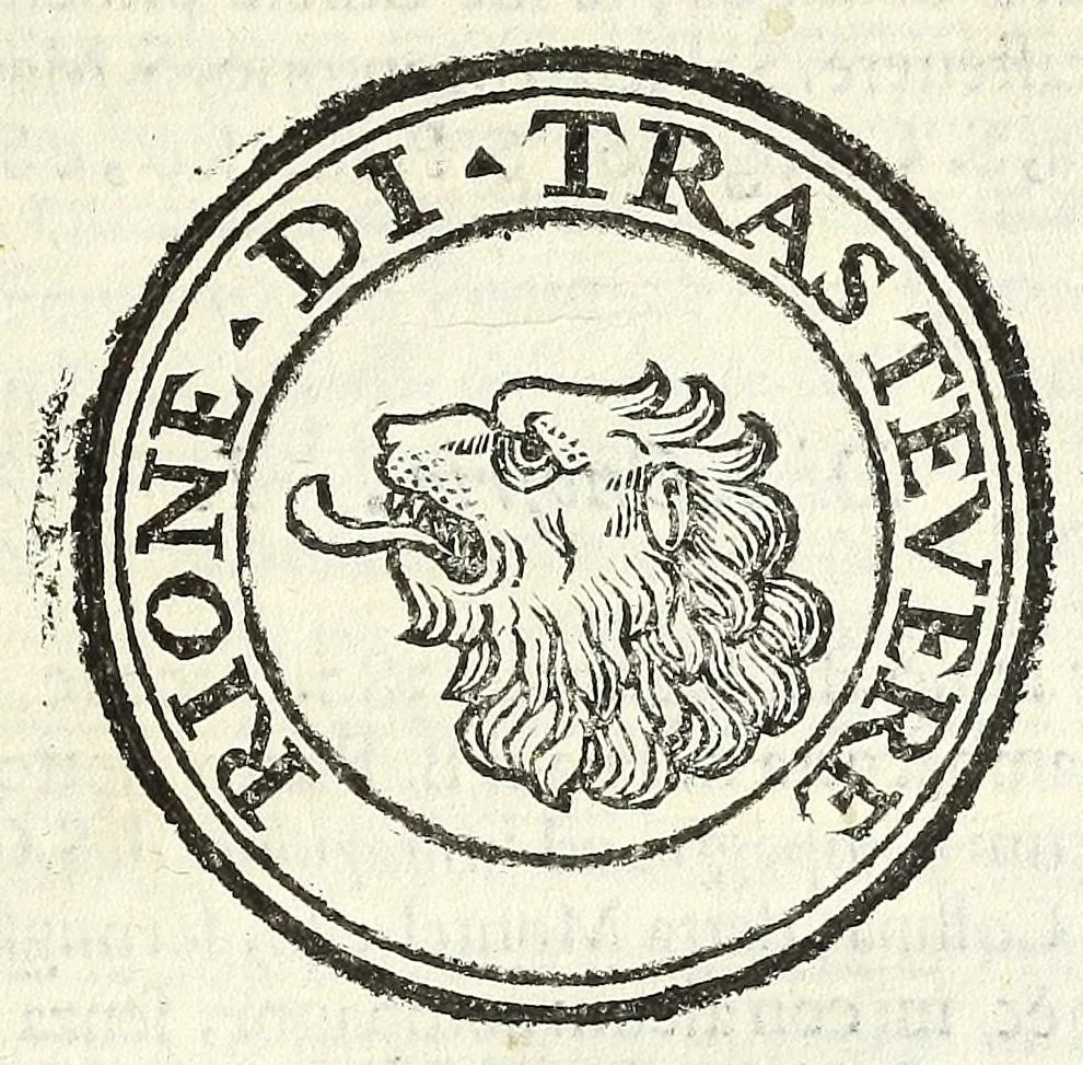 An illustration from Descrizione di Roma antica : formata nuouamente con le autorità di Bartolomeo Marliani, Onofrio Panuinio, Alessandro Donati, Faminio Nardini, e d'altri celebri scrittori antichi, & antiquarij moderni, accennati nella lettera al lettore. Nella quale si discorre degl' archi, aquedotti, basiliche, circhi, colonne, curie, fori, librerie, naumachie, obelischi, palazzi, pitture, ponti, statue, teatri, anfiteatri, tempij, terme, vie, & altri famosi edificij romani. Accresciuta di moltissime figure in rame, di varie medaglie, e di curiose notizie istoriche, 1697, leaf 111