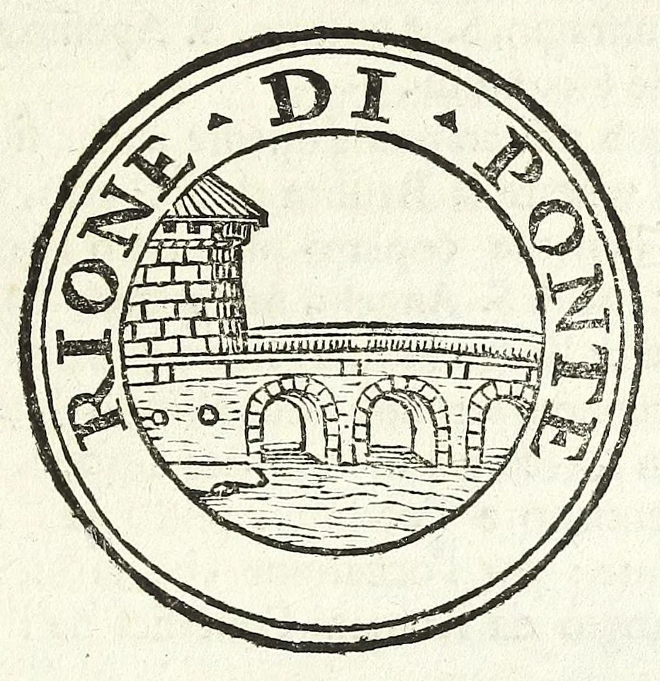 An illustration from Descrizione di Roma antica : formata nuouamente con le autorità di Bartolomeo Marliani, Onofrio Panuinio, Alessandro Donati, Faminio Nardini, e d'altri celebri scrittori antichi, & antiquarij moderni, accennati nella lettera al lettore. Nella quale si discorre degl' archi, aquedotti, basiliche, circhi, colonne, curie, fori, librerie, naumachie, obelischi, palazzi, pitture, ponti, statue, teatri, anfiteatri, tempij, terme, vie, & altri famosi edificij romani. Accresciuta di moltissime figure in rame, di varie medaglie, e di curiose notizie istoriche, 1697, leaf 323