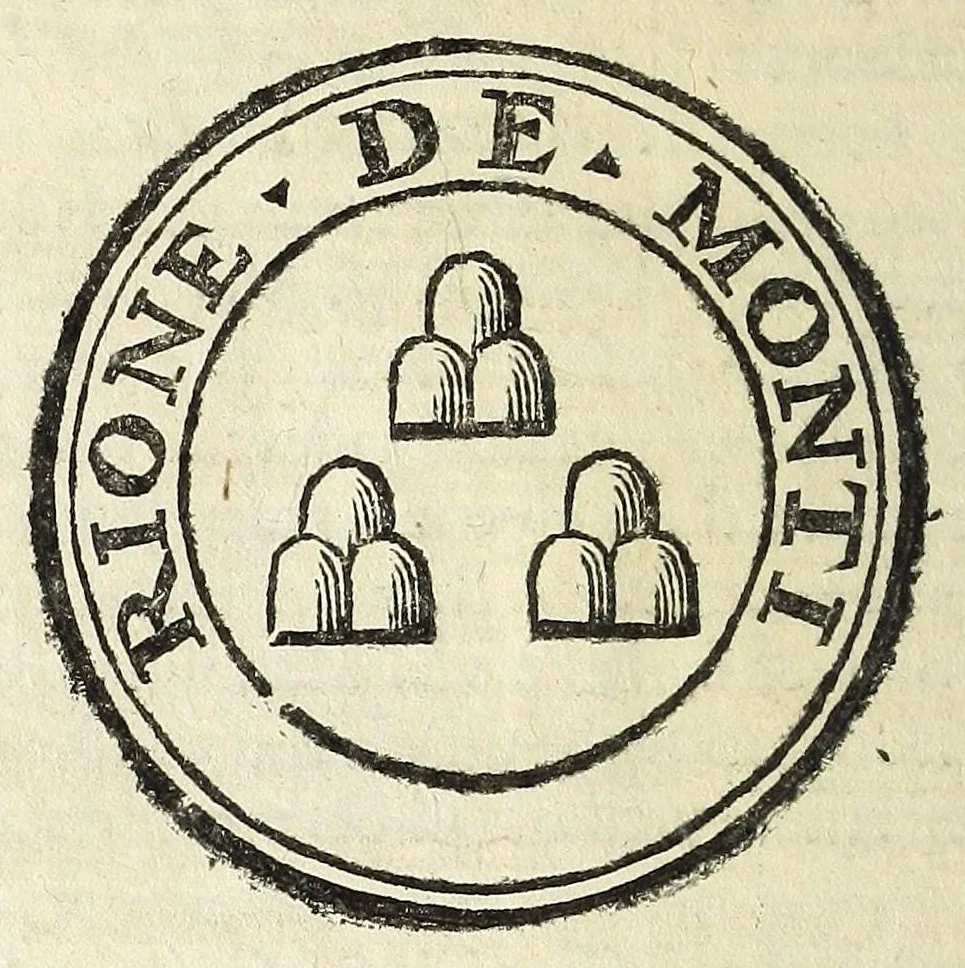 An illustration from Descrizione di Roma antica : formata nuouamente con le autorità di Bartolomeo Marliani, Onofrio Panuinio, Alessandro Donati, Faminio Nardini, e d'altri celebri scrittori antichi, & antiquarij moderni, accennati nella lettera al lettore. Nella quale si discorre degl' archi, aquedotti, basiliche, circhi, colonne, curie, fori, librerie, naumachie, obelischi, palazzi, pitture, ponti, statue, teatri, anfiteatri, tempij, terme, vie, & altri famosi edificij romani. Accresciuta di moltissime figure in rame, di varie medaglie, e di curiose notizie istoriche, 1697, leaf 592