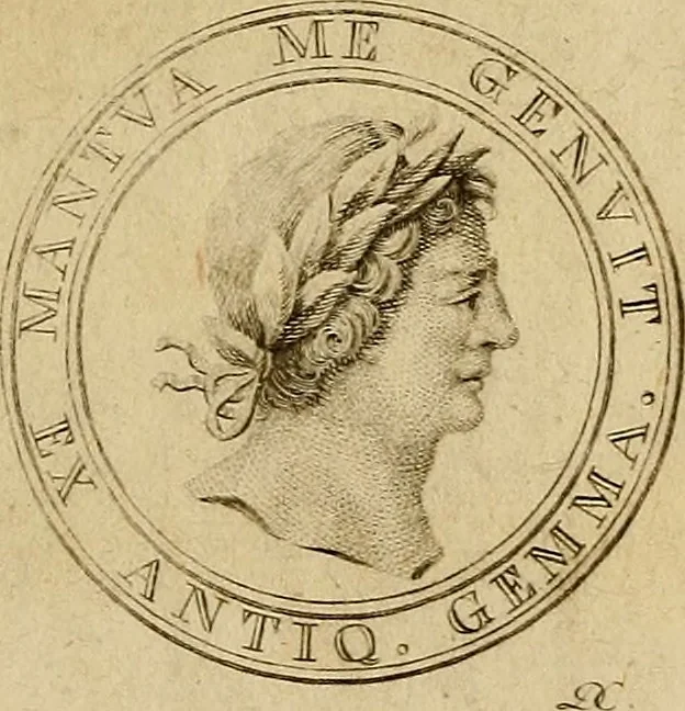 An illustration from Descrizione storica delle pitture del Regio-Ducale Palazzo del Te fuori della porta di Mantova detta Pusterla, con alcune tavole in rame, 1783, leaf 4