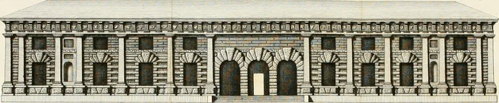 An illustration from Descrizione storica delle pitture del Regio-Ducale Palazzo del Te fuori della porta di Mantova detta Pusterla, con alcune tavole in rame, 1783, leaf 71