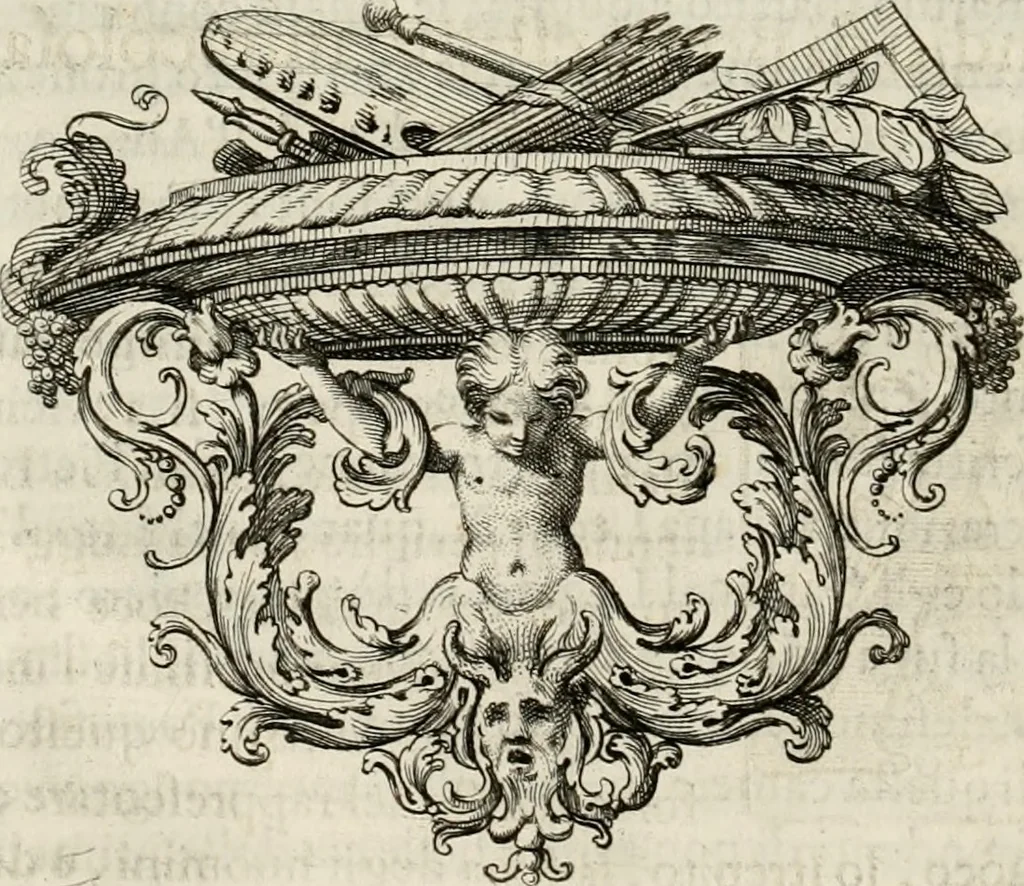 An illustration from Descrizzione delle imagini dipinnte da Rafaelle d'Urbino nelle Camere del Palazzo Apostolico Vaticano, 1695, leaf 53
