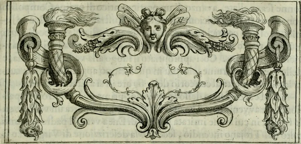 An illustration from Descrizzione delle imagini dipinnte da Rafaelle d'Urbino nelle Camere del Palazzo Apostolico Vaticano, 1695, leaf 54