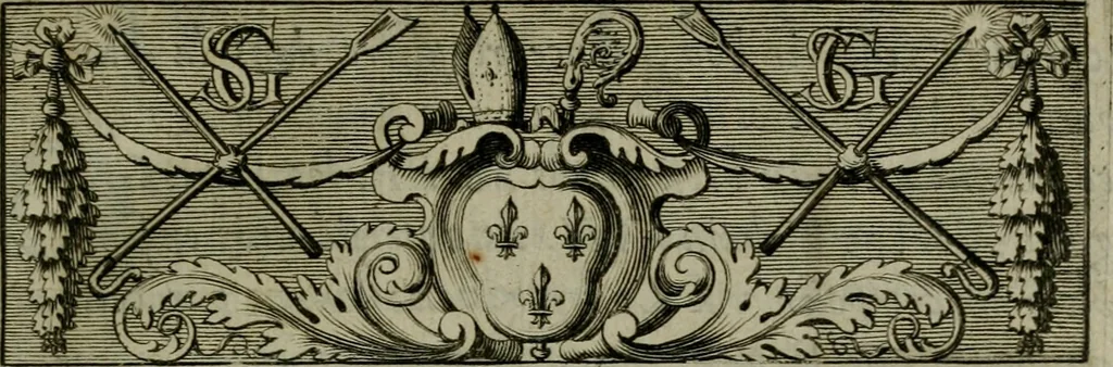 An illustration from Figures des differents habits des chanoines reguliers en ce siecle : auec vn discours sur les habits anciens et modernes de chanoines tant seculiers, que reguliers, 1666, leaf 10