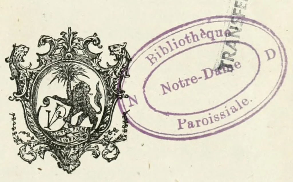 An illustration from Des déllasements permis aux personnes pieuses appellées à vivre dans le monde, 1874, leaf 9