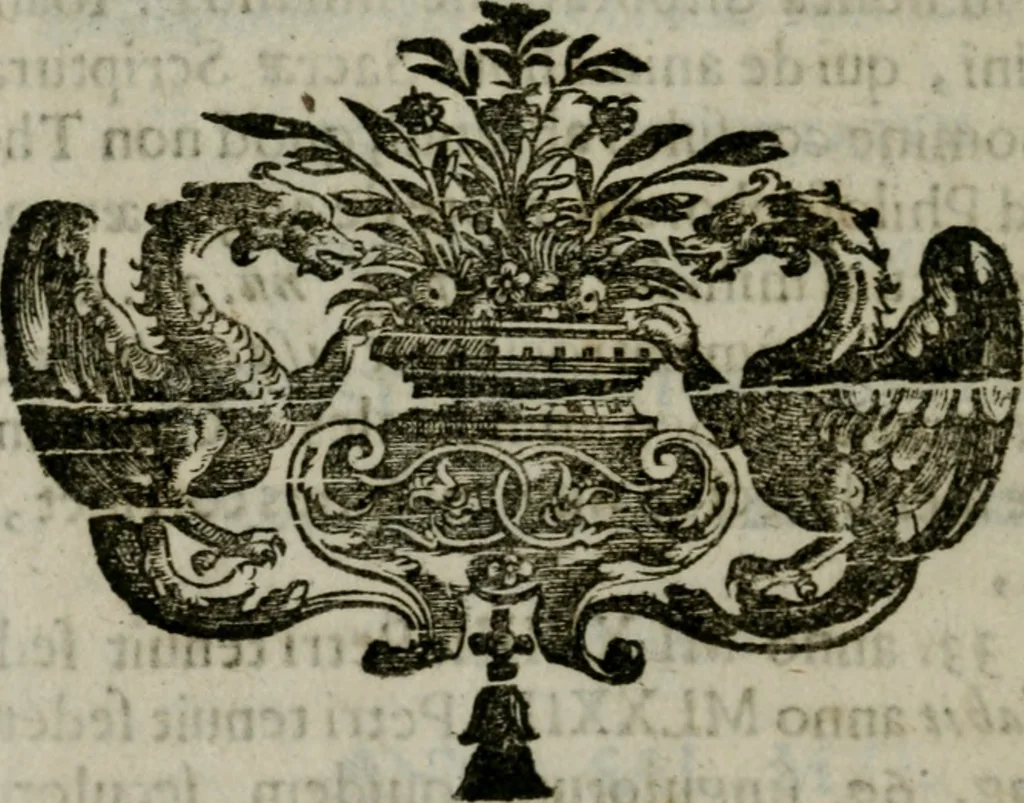 An illustration from De serpente aeneo Ambrosianae basilicae Mediolani micrologus, 1675, leaf 135