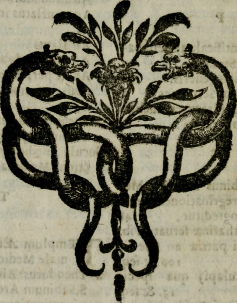 An illustration from De serpente aeneo Ambrosianae basilicae Mediolani micrologus, 1675, leaf 143