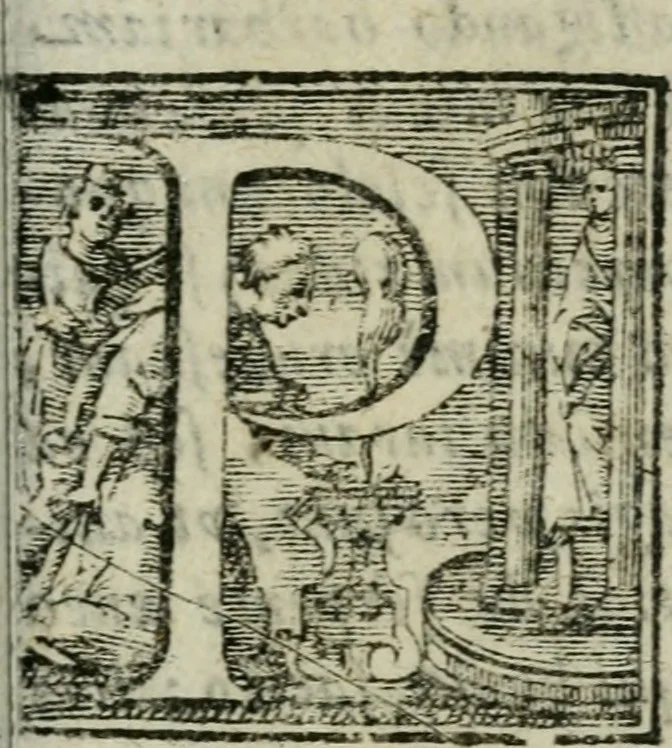 An illustration from De serpente aeneo Ambrosianae basilicae Mediolani micrologus, 1675, leaf 18