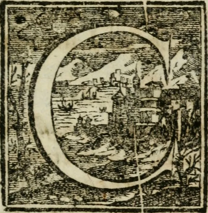 An illustration from De serpente aeneo Ambrosianae basilicae Mediolani micrologus, 1675, leaf 22