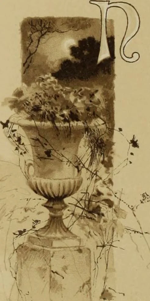 An illustration from The deserted village, 1800, leaf 17