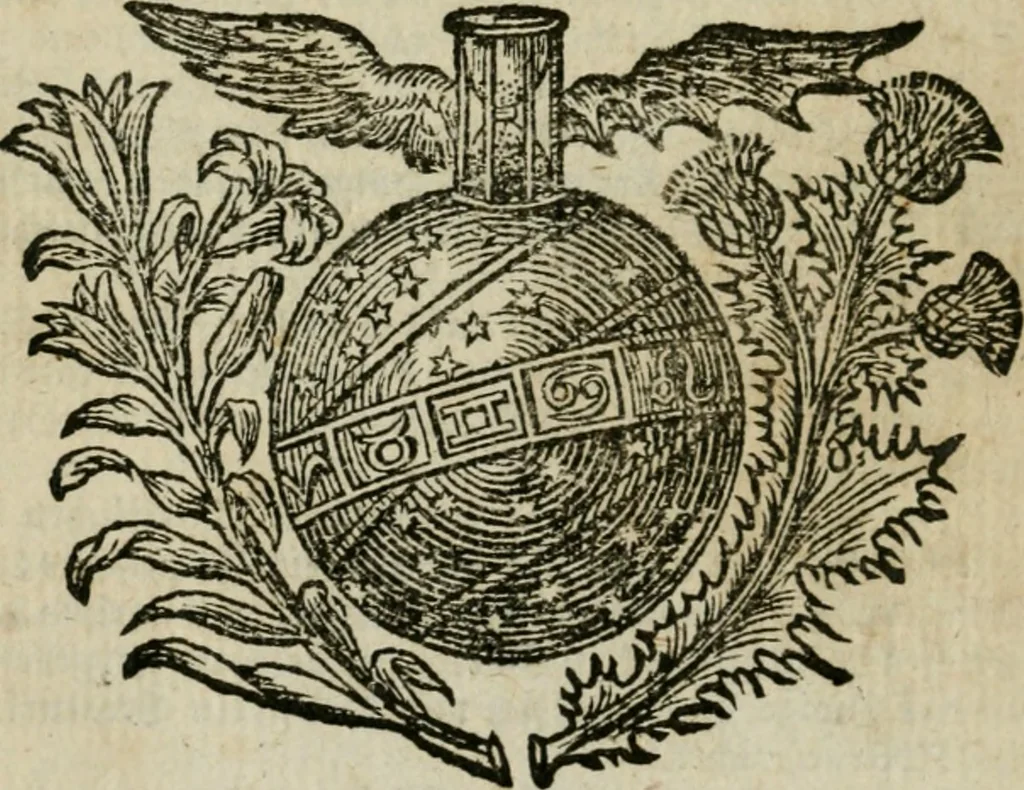 An illustration from Des gottseeligen hocherleuchteten Jacob Böhmens teutonici Philosophi Alle theosophische Wercken : darinnen alle tieffe Geheimnüsse Gottes der ewigen und zeitlichen Natur und Creatur : samt dem wahren Grunde christlicher Religion und der Gottseeligkeit, nach dem apostolischen Gezeugnüss offenbahrer werden : theils aus des Authoris eigenen Originalen, theils aus den ersten und nachgesehenen besten Copyen auffs fleissigste corrigiret : und in Beyfügung etlicher Clavium so vorhin noch nie gedruckt, nebenst einem zweyfachen Register : den Liebhabern göttlicher und natürlicher Weissheit zum besten an Tag gegeben, 1682, leaf 1109
