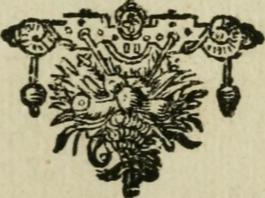 An illustration from Des gottseeligen hocherleuchteten Jacob Böhmens teutonici Philosophi Alle theosophische Wercken : darinnen alle tieffe Geheimnüsse Gottes der ewigen und zeitlichen Natur und Creatur : samt dem wahren Grunde christlicher Religion und der Gottseeligkeit, nach dem apostolischen Gezeugnüss offenbahrer werden : theils aus des Authoris eigenen Originalen, theils aus den ersten und nachgesehenen besten Copyen auffs fleissigste corrigiret : und in Beyfügung etlicher Clavium so vorhin noch nie gedruckt, nebenst einem zweyfachen Register : den Liebhabern göttlicher und natürlicher Weissheit zum besten an Tag gegeben, 1682, leaf 466