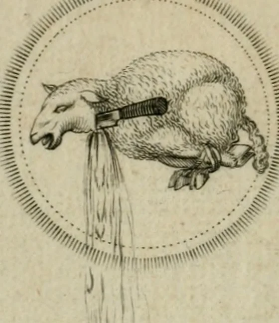 An illustration from Des gottseeligen hocherleuchteten Jacob Böhmens teutonici Philosophi Alle theosophische Wercken : darinnen alle tieffe Geheimnüsse Gottes der ewigen und zeitlichen Natur und Creatur : samt dem wahren Grunde christlicher Religion und der Gottseeligkeit, nach dem apostolischen Gezeugnüss offenbahrer werden : theils aus des Authoris eigenen Originalen, theils aus den ersten und nachgesehenen besten Copyen auffs fleissigste corrigiret : und in Beyfügung etlicher Clavium so vorhin noch nie gedruckt, nebenst einem zweyfachen Register : den Liebhabern göttlicher und natürlicher Weissheit zum besten an Tag gegeben, 1682, leaf 577