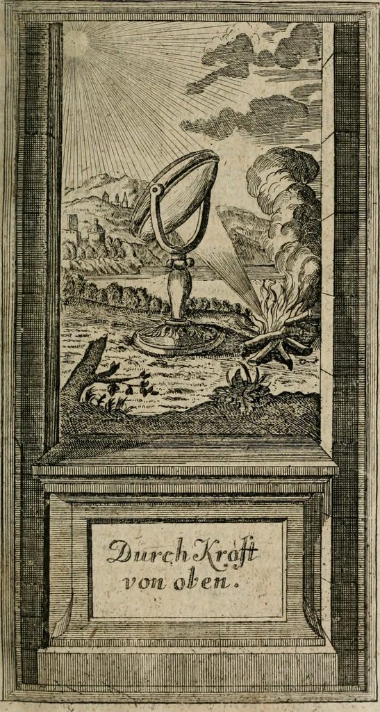 An illustration from Des Hocherleuchteten Sel. Johann Arndts, General-Superintendentens des Fürstenthums Lüneburg, Fünff geistreiche Bücher, vom wahren Christenthum ... : Welchen noch beygefüget drey andere kleine Bücher welchen zu des sel. Joahnn Arndts wahren Christenthum gehörig .., 1740, leaf 110