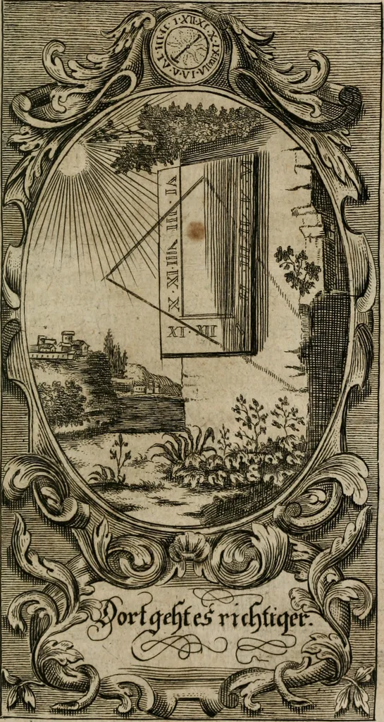 An illustration from Des Hocherleuchteten Sel. Johann Arndts, General-Superintendentens des Fürstenthums Lüneburg, Fünff geistreiche Bücher, vom wahren Christenthum ... : Welchen noch beygefüget drey andere kleine Bücher welchen zu des sel. Joahnn Arndts wahren Christenthum gehörig .., 1740, leaf 1180