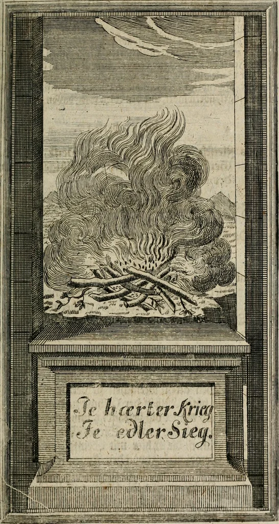 An illustration from Des Hocherleuchteten Sel. Johann Arndts, General-Superintendentens des Fürstenthums Lüneburg, Fünff geistreiche Bücher, vom wahren Christenthum ... : Welchen noch beygefüget drey andere kleine Bücher welchen zu des sel. Joahnn Arndts wahren Christenthum gehörig .., 1740, leaf 186