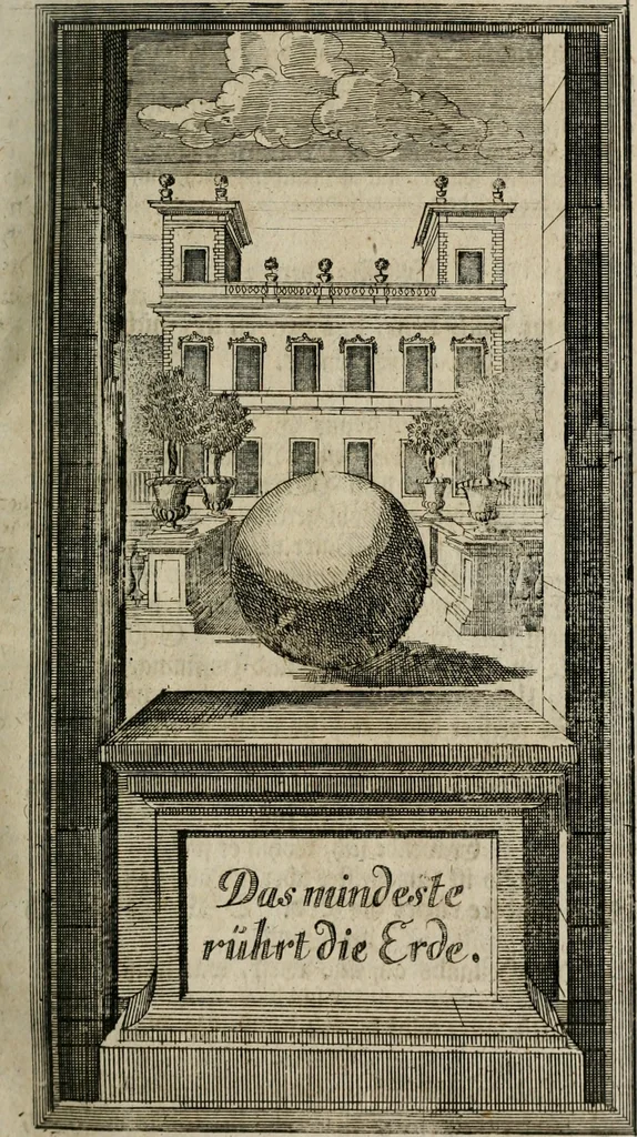 An illustration from Des Hocherleuchteten Sel. Johann Arndts, General-Superintendentens des Fürstenthums Lüneburg, Fünff geistreiche Bücher, vom wahren Christenthum ... : Welchen noch beygefüget drey andere kleine Bücher welchen zu des sel. Joahnn Arndts wahren Christenthum gehörig .., 1740, leaf 202
