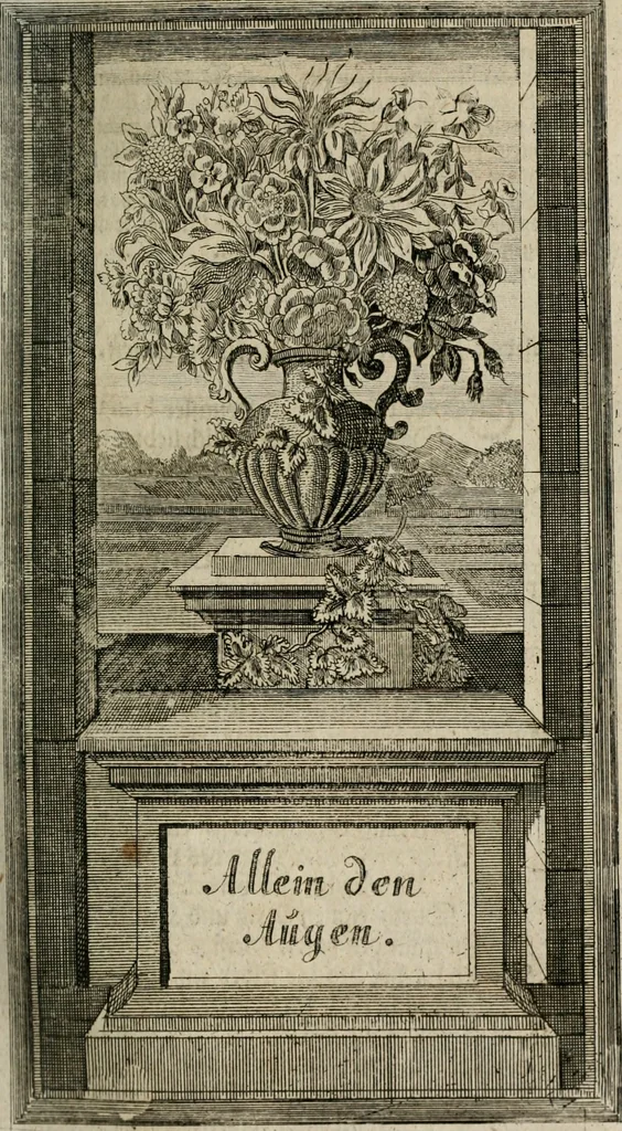 An illustration from Des Hocherleuchteten Sel. Johann Arndts, General-Superintendentens des Fürstenthums Lüneburg, Fünff geistreiche Bücher, vom wahren Christenthum ... : Welchen noch beygefüget drey andere kleine Bücher welchen zu des sel. Joahnn Arndts wahren Christenthum gehörig .., 1740, leaf 236