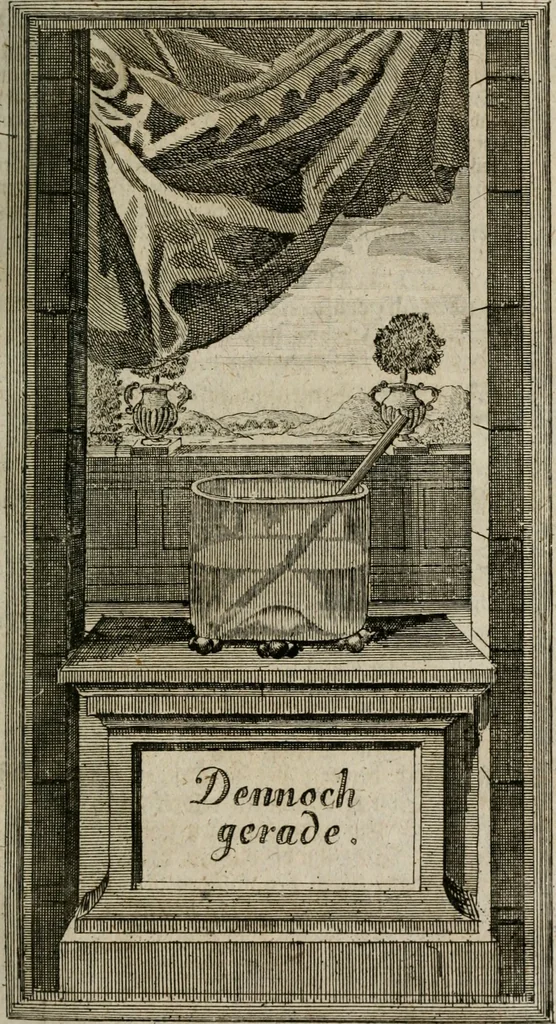 An illustration from Des Hocherleuchteten Sel. Johann Arndts, General-Superintendentens des Fürstenthums Lüneburg, Fünff geistreiche Bücher, vom wahren Christenthum ... : Welchen noch beygefüget drey andere kleine Bücher welchen zu des sel. Joahnn Arndts wahren Christenthum gehörig .., 1740, leaf 528