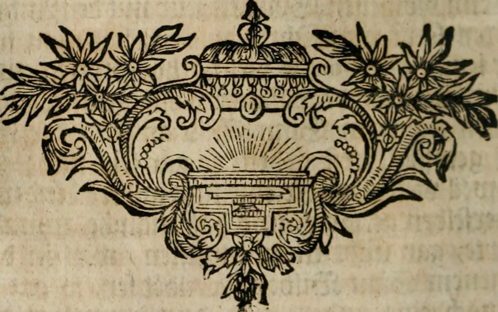 An illustration from Des Hocherleuchteten Sel. Johann Arndts, General-Superintendentens des Fürstenthums Lüneburg, Fünff geistreiche Bücher, vom wahren Christenthum ... : Welchen noch beygefüget drey andere kleine Bücher welchen zu des sel. Joahnn Arndts wahren Christenthum gehörig .., 1740, leaf 57