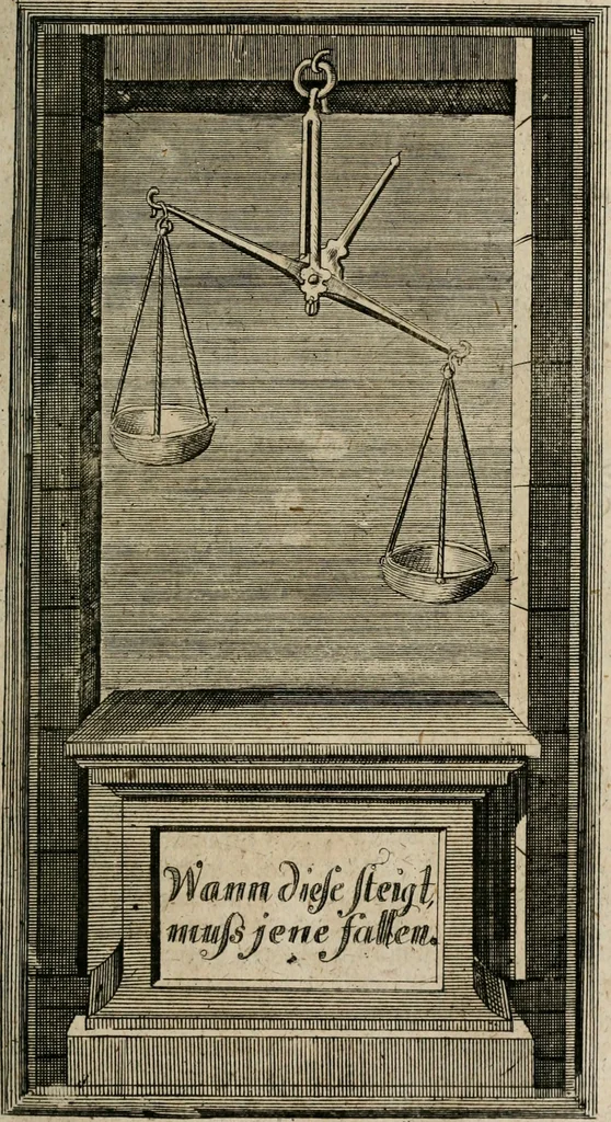 An illustration from Des Hocherleuchteten Sel. Johann Arndts, General-Superintendentens des Fürstenthums Lüneburg, Fünff geistreiche Bücher, vom wahren Christenthum ... : Welchen noch beygefüget drey andere kleine Bücher welchen zu des sel. Joahnn Arndts wahren Christenthum gehörig .., 1740, leaf 582