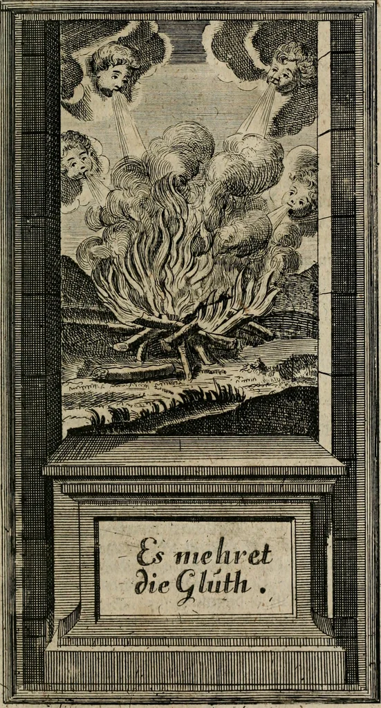 An illustration from Des Hocherleuchteten Sel. Johann Arndts, General-Superintendentens des Fürstenthums Lüneburg, Fünff geistreiche Bücher, vom wahren Christenthum ... : Welchen noch beygefüget drey andere kleine Bücher welchen zu des sel. Joahnn Arndts wahren Christenthum gehörig .., 1740, leaf 746
