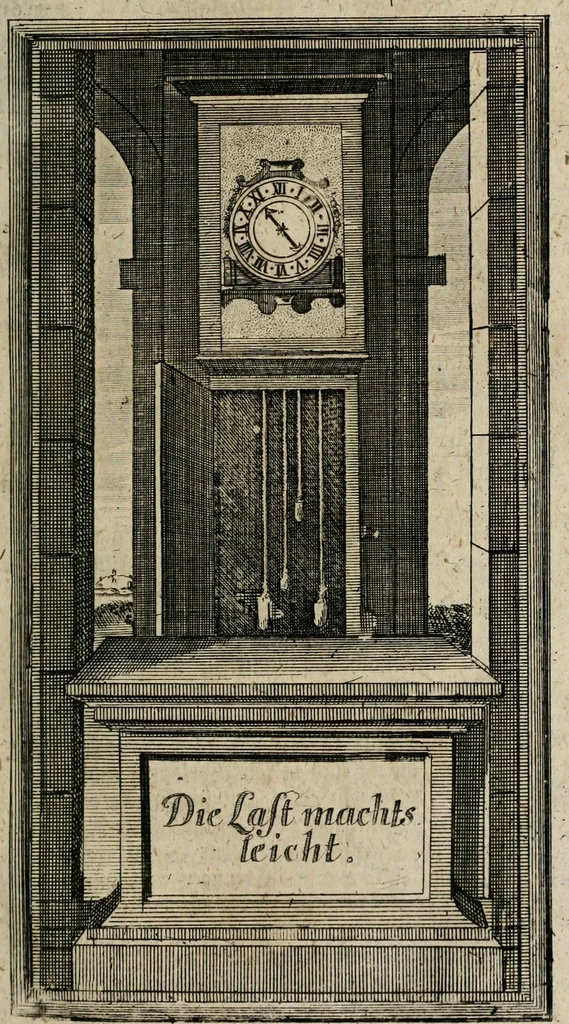 An illustration from Des Hocherleuchteten Sel. Johann Arndts, General-Superintendentens des Fürstenthums Lüneburg, Fünff geistreiche Bücher, vom wahren Christenthum ... : Welchen noch beygefüget drey andere kleine Bücher welchen zu des sel. Joahnn Arndts wahren Christenthum gehörig .., 1740, leaf 754