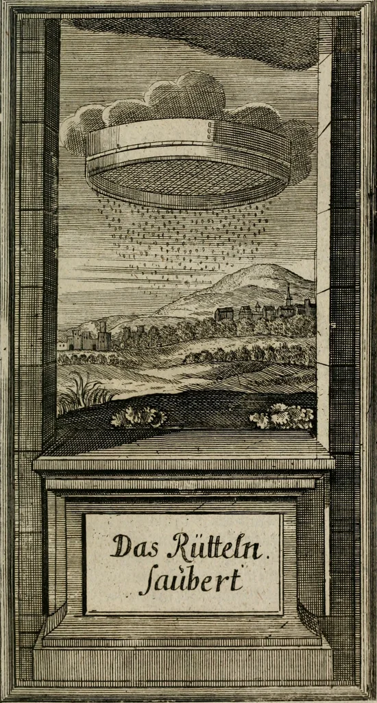 An illustration from Des Hocherleuchteten Sel. Johann Arndts, General-Superintendentens des Fürstenthums Lüneburg, Fünff geistreiche Bücher, vom wahren Christenthum ... : Welchen noch beygefüget drey andere kleine Bücher welchen zu des sel. Joahnn Arndts wahren Christenthum gehörig .., 1740, leaf 830