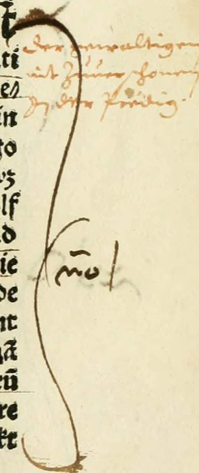 An illustration from Des hochwirdigen doctor Keiserspergs narenschiff : so er gepredigt hat zü Strassburg in der hohen stifft daselbst Predictãt d. zeit i498 dis geprediget :vnd vss latin in tütsch bracht, darin vil weissheit ist zü lerne, vnd leert auch die narreschel hinweck werffen ist nütz vnd güt alen menschen, 1520, leaf 106