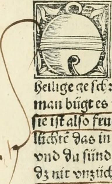 An illustration from Des hochwirdigen doctor Keiserspergs narenschiff : so er gepredigt hat zü Strassburg in der hohen stifft daselbst Predictãt d. zeit i498 dis geprediget :vnd vss latin in tütsch bracht, darin vil weissheit ist zü lerne, vnd leert auch die narreschel hinweck werffen ist nütz vnd güt alen menschen, 1520, leaf 67