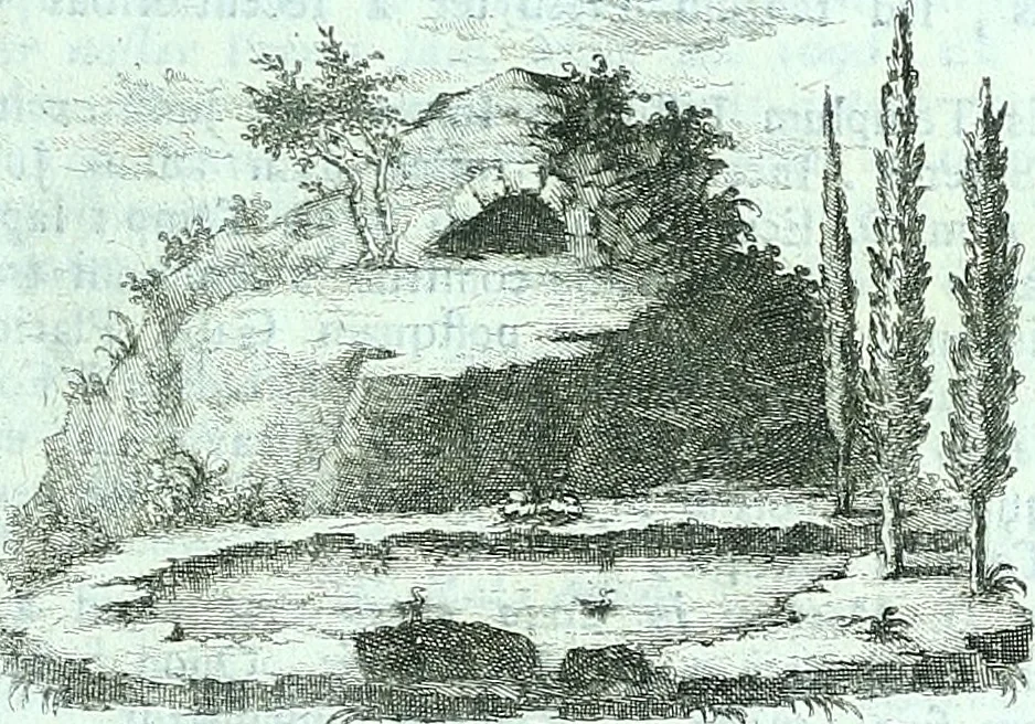 An illustration from Desiderii Spreti historici Ravennatis De amplitudine, eversione, et restauratione urbis Ravennae libri tres, 1793, leaf 104