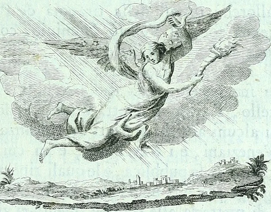 An illustration from Desiderii Spreti historici Ravennatis De amplitudine, eversione, et restauratione urbis Ravennae libri tres, 1793, leaf 128