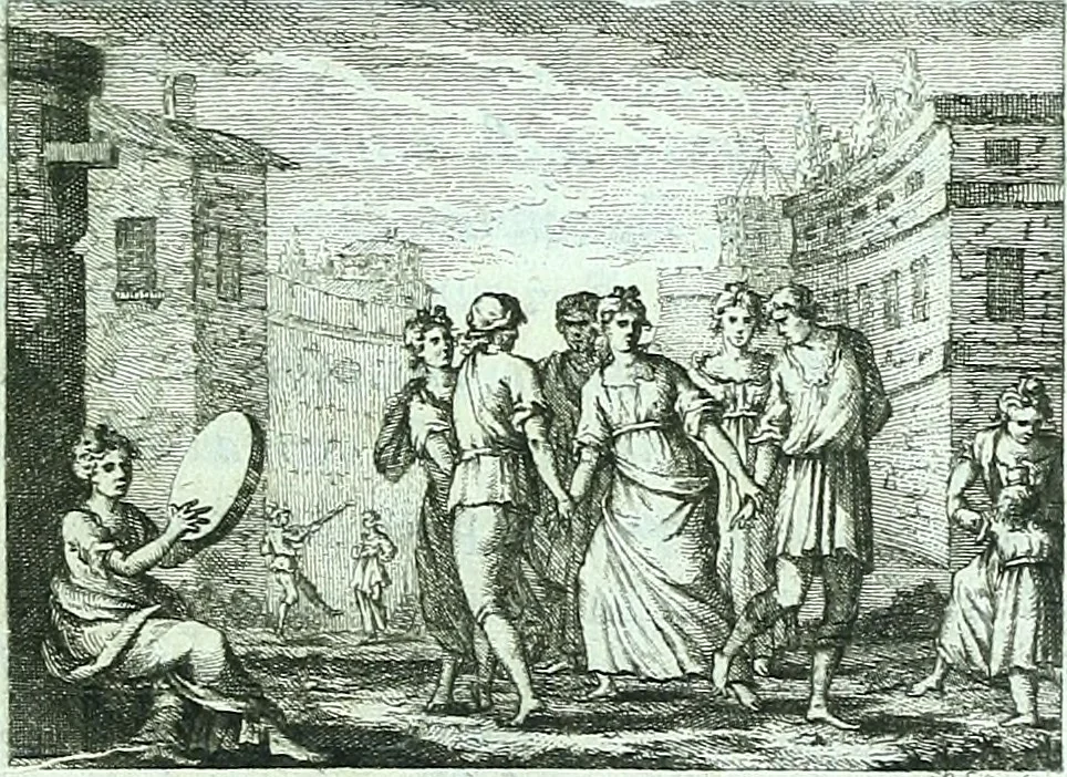 An illustration from Desiderii Spreti historici Ravennatis De amplitudine, eversione, et restauratione urbis Ravennae libri tres, 1793, leaf 218