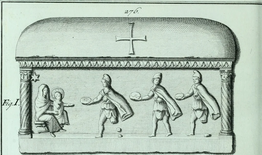 An illustration from Desiderii Spreti historici Ravennatis De amplitudine, eversione, et restauratione urbis Ravennae libri tres, 1793, leaf 327