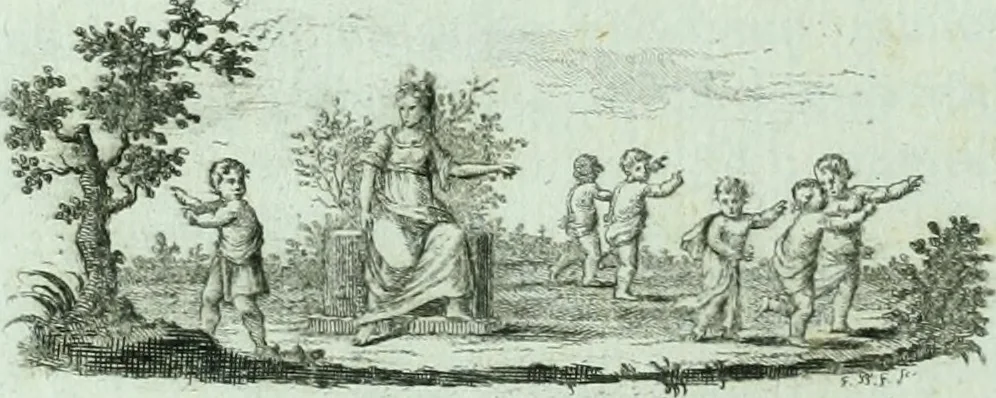 An illustration from Desiderii Spreti historici Ravennatis De amplitudine, eversione, et restauratione urbis Ravennae libri tres, 1793, leaf 33