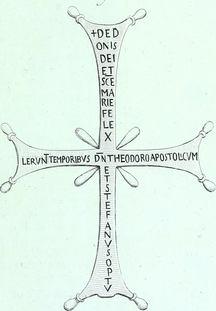 An illustration from Desiderii Spreti historici Ravennatis De amplitudine, eversione, et restauratione urbis Ravennae libri tres, 1793, leaf 340