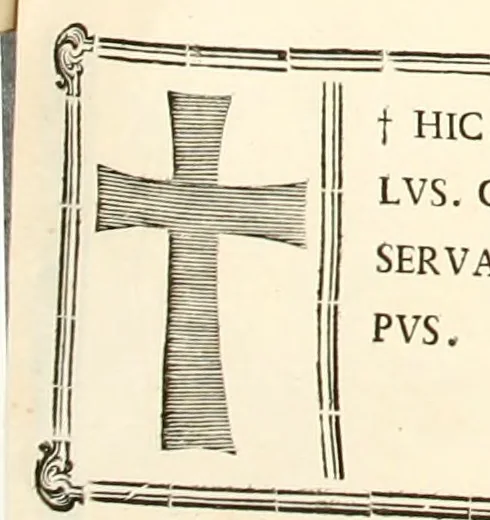 An illustration from Desiderii Spreti historici Ravennatis De amplitudine, eversione, et restauratione urbis Ravennae libri tres, 1793, leaf 365