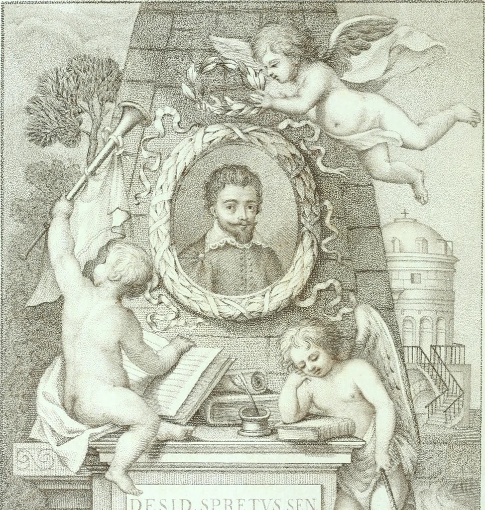 An illustration from Desiderii Spreti historici Ravennatis De amplitudine, eversione, et restauratione urbis Ravennae libri tres, 1793, leaf 9