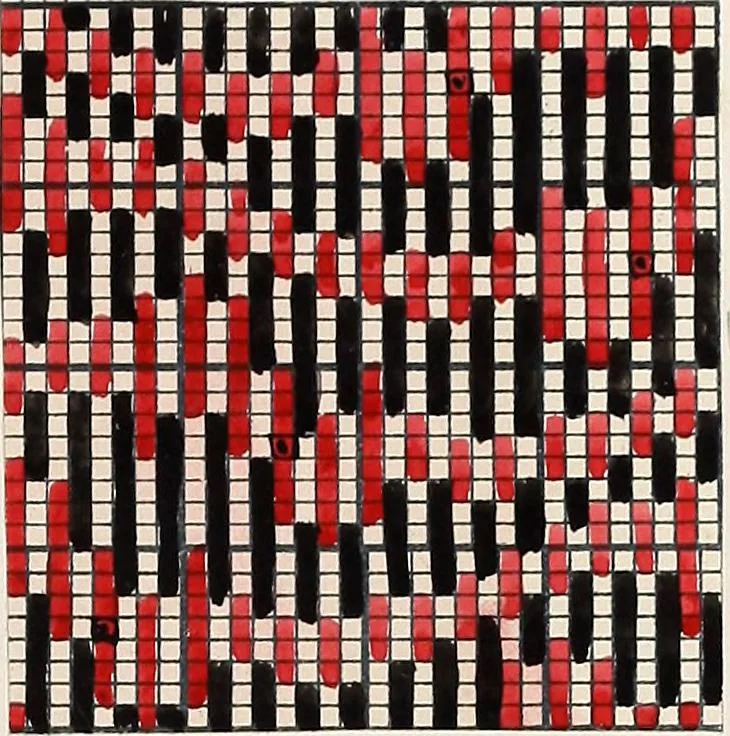An illustration from Design book, 1912, leaf 14