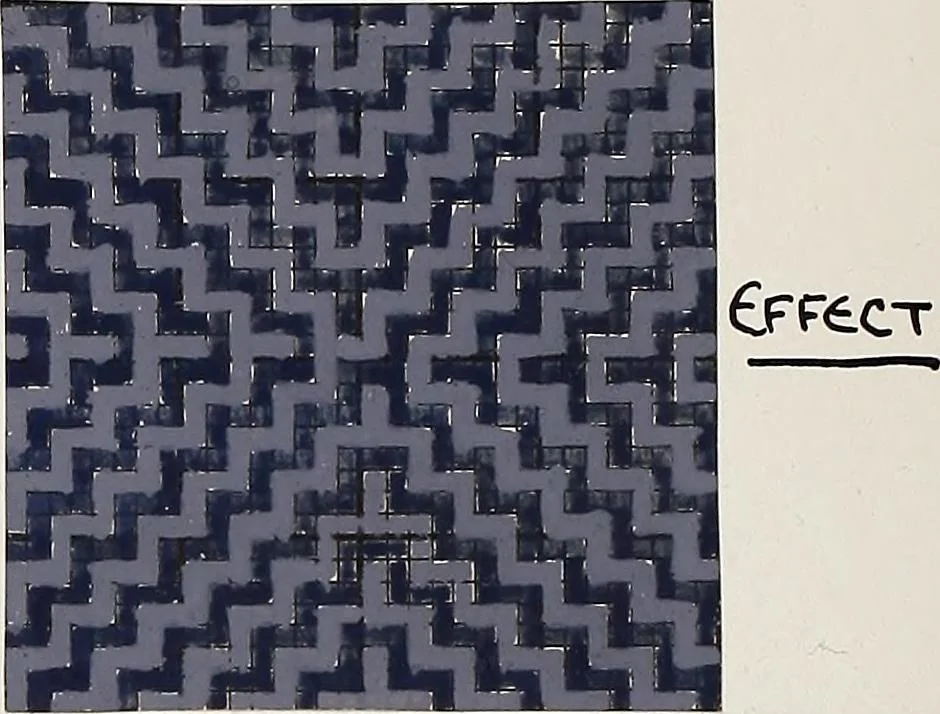 An illustration from Design book, 1912, leaf 55