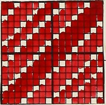 An illustration from Design book, 1912, leaf 7
