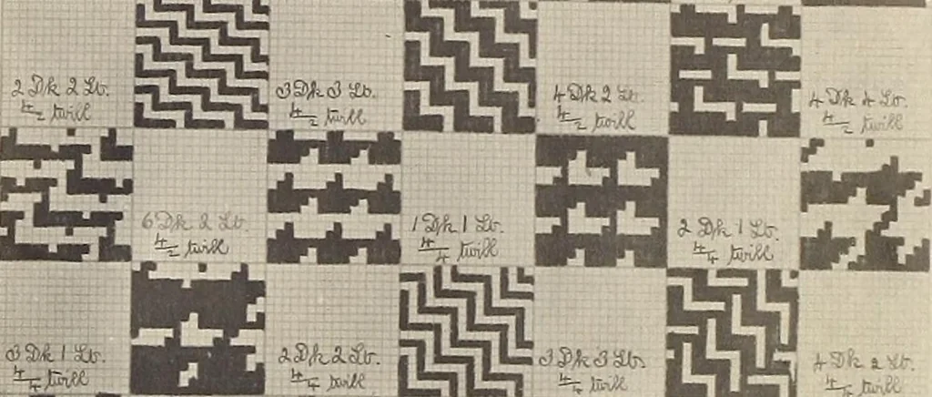 An illustration from Design book, 1912, leaf 23