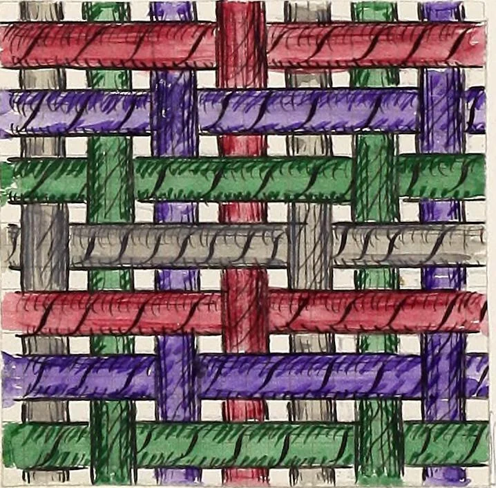 An illustration from Design book, 1912, leaf 27